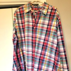 Mens button down polo shirt